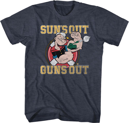 Sun's Out Guns Out Popeye T-Shirt