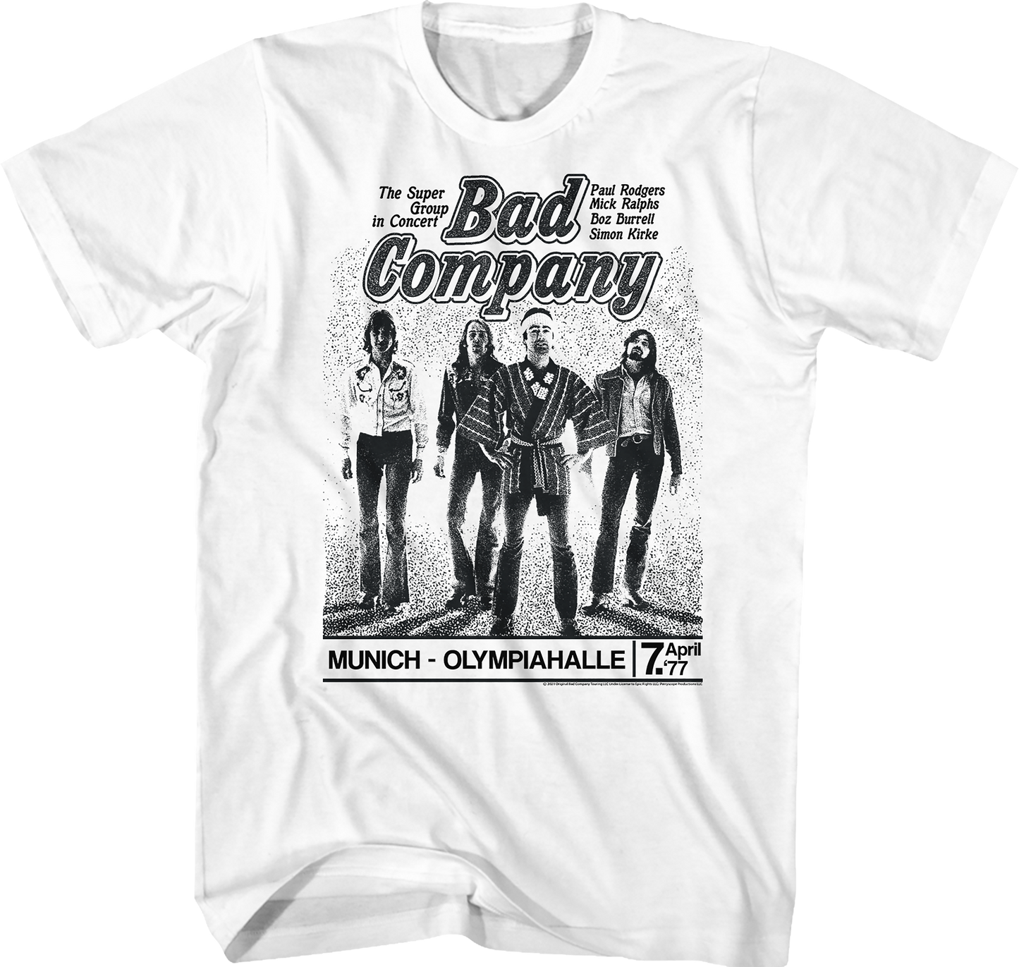 Super Group in Concert Bad Company T-Shirt