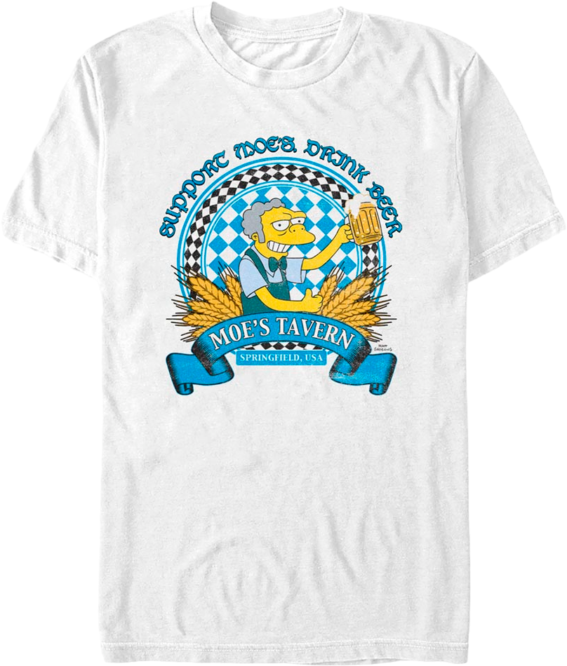 Support Moe's Tavern The Simpsons T-Shirt