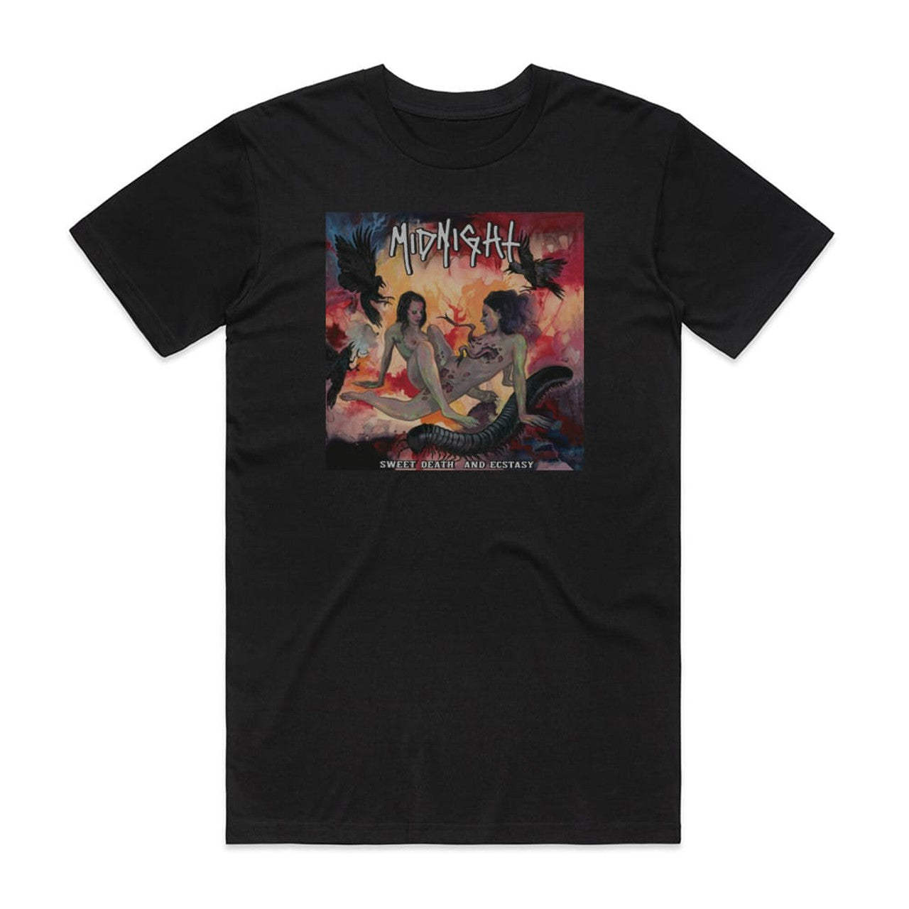 Midnight Sweet Death And Ecstasy T-Shirt Black