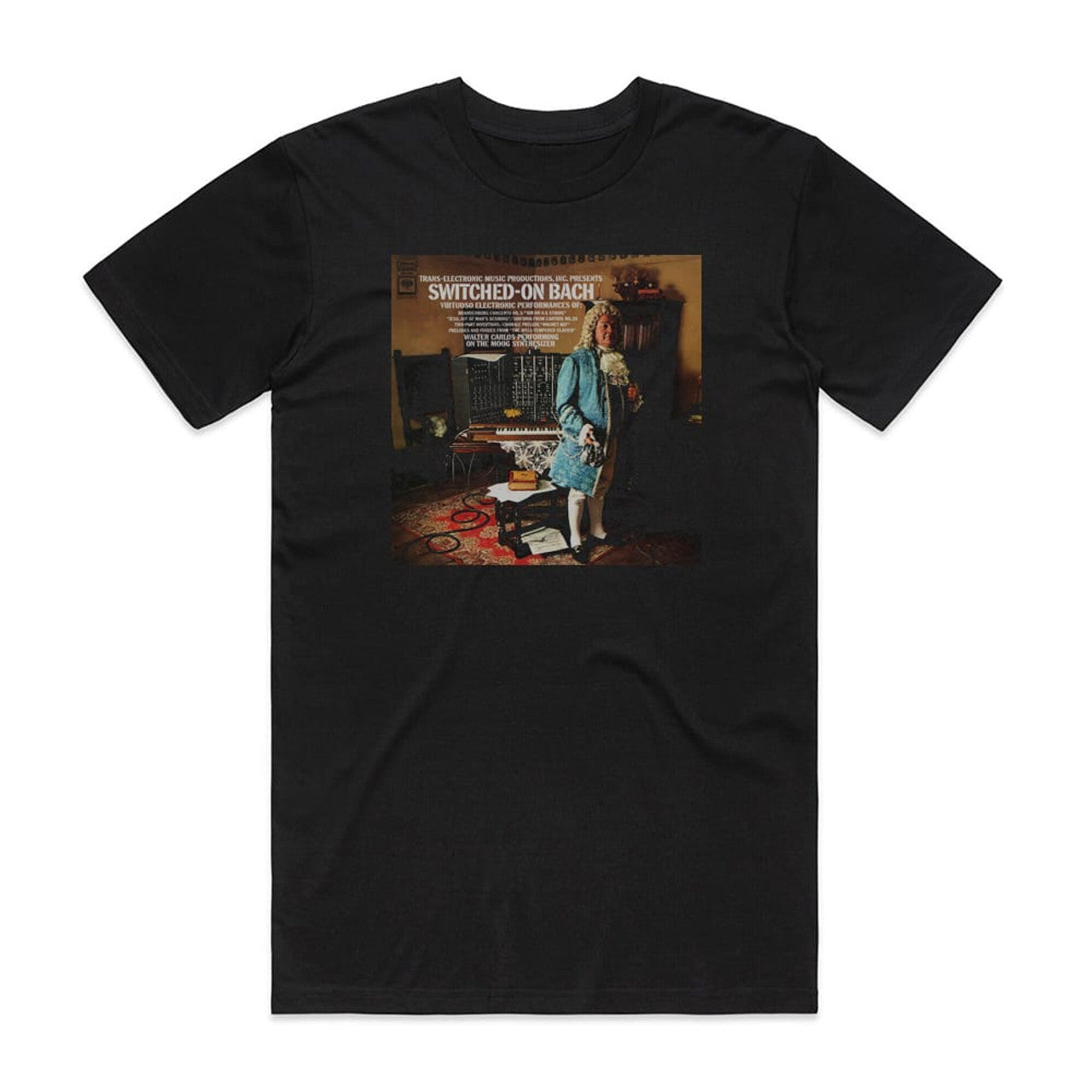 Wendy Carlos Switchedon Bach 1 T-Shirt Black