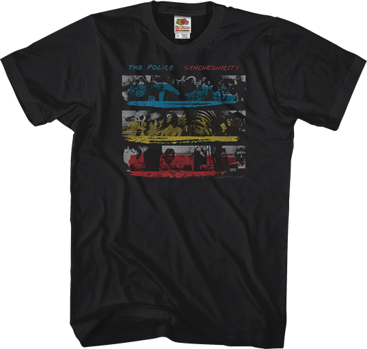 Synchronicity Album Cover The Police T-Shirt