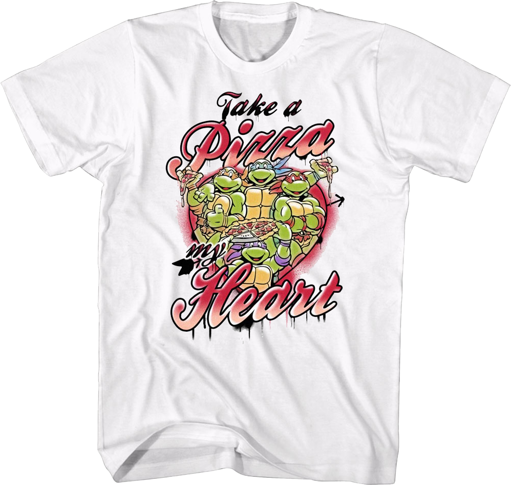 Take A Pizza My Heart Teenage Mutant Ninja Turtles T-Shirt