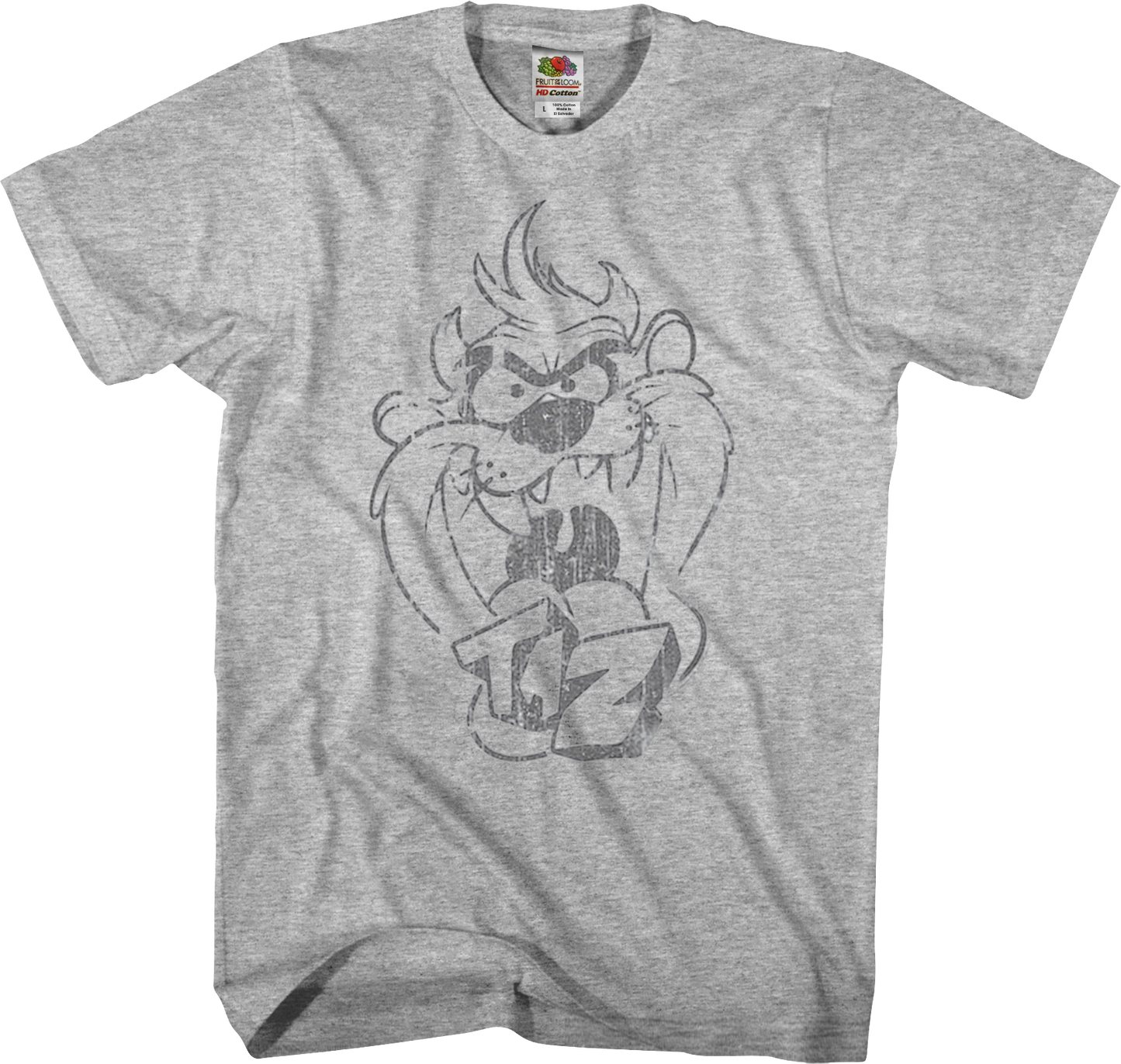 Taz Sketch Looney Tunes T-Shirt