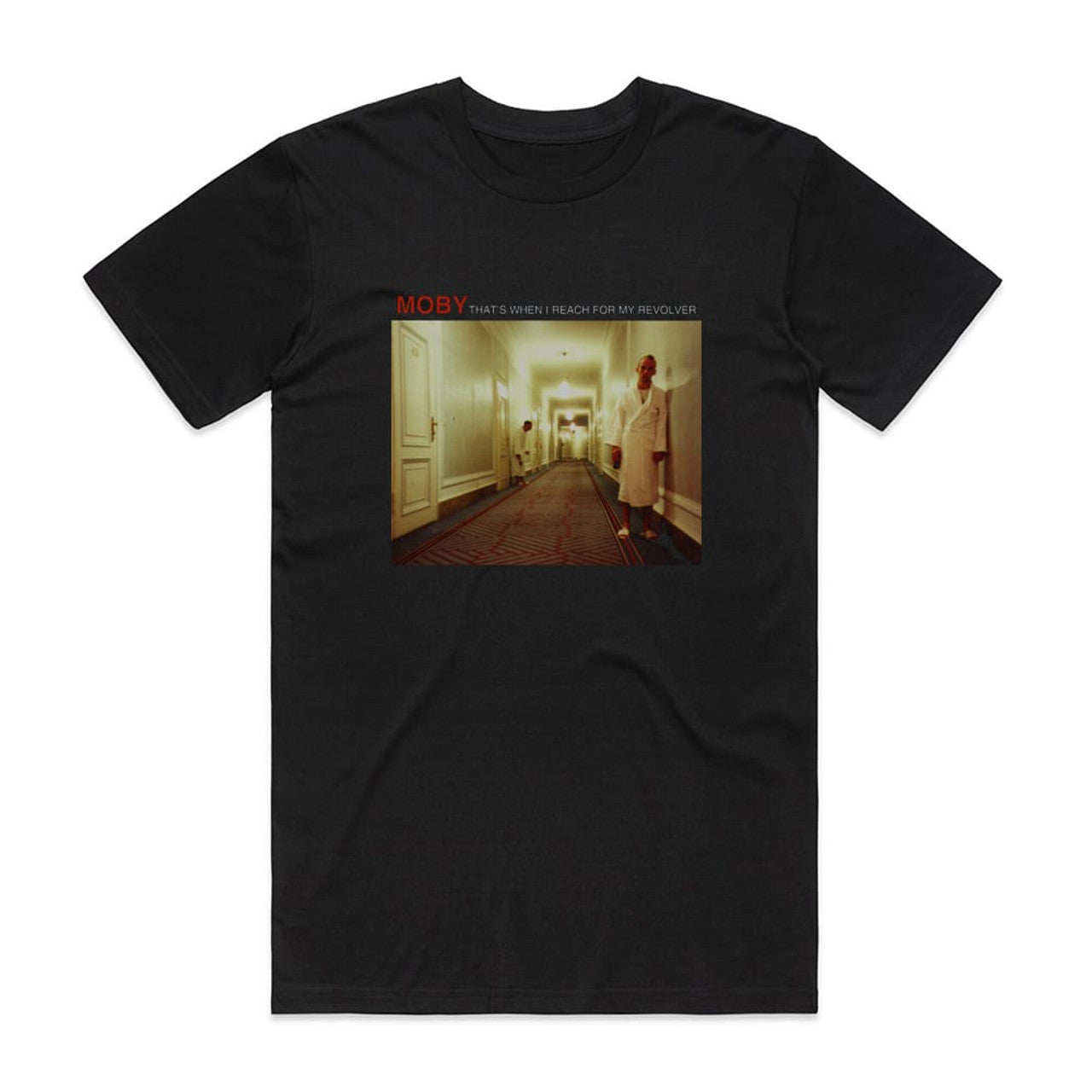 Moby Thats When I Reach For My Revolver T-Shirt Black