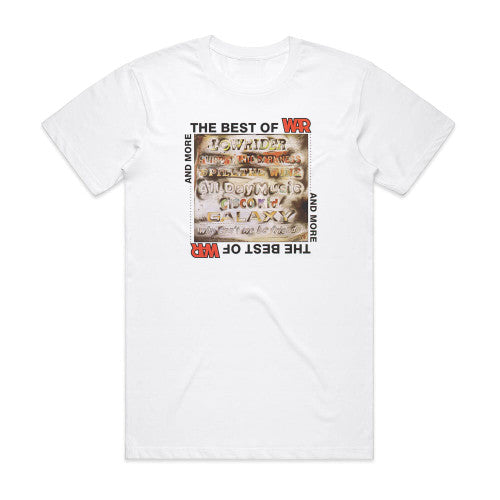 War The Best Of War And More Album Cover T-Shirt White