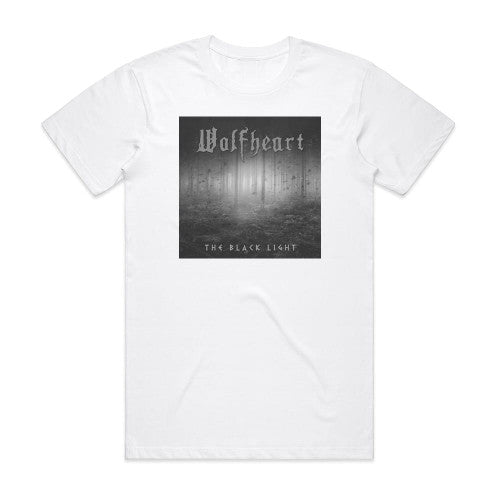 Wolfheart The Black Light Album Cover T-Shirt White