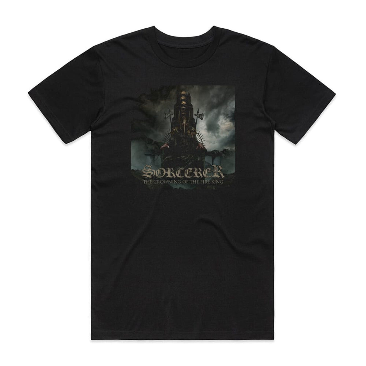 Sorcerer The Crowning Of The Fire King T-Shirt Black