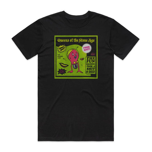 Queens of the Stone Age The Fun Machine Took A Shit Died T-Shirt Black