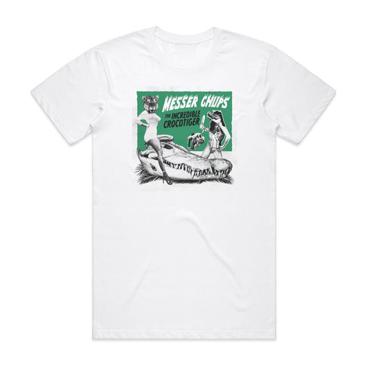 Messer Chups The Incredible Crocotiger T-Shirt White