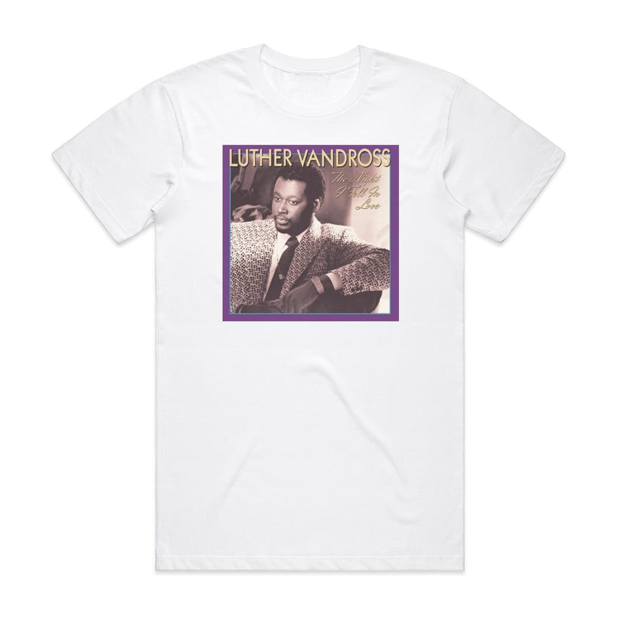 Luther Vandross The Night I Fell In Love T-Shirt White