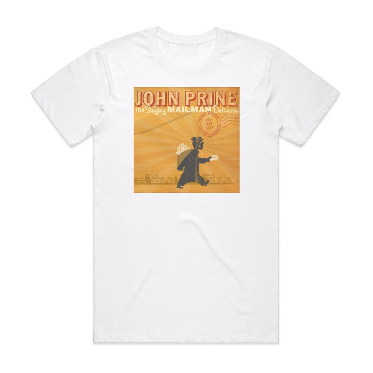 John Prine The Singing Mailman Delivers T-Shirt White