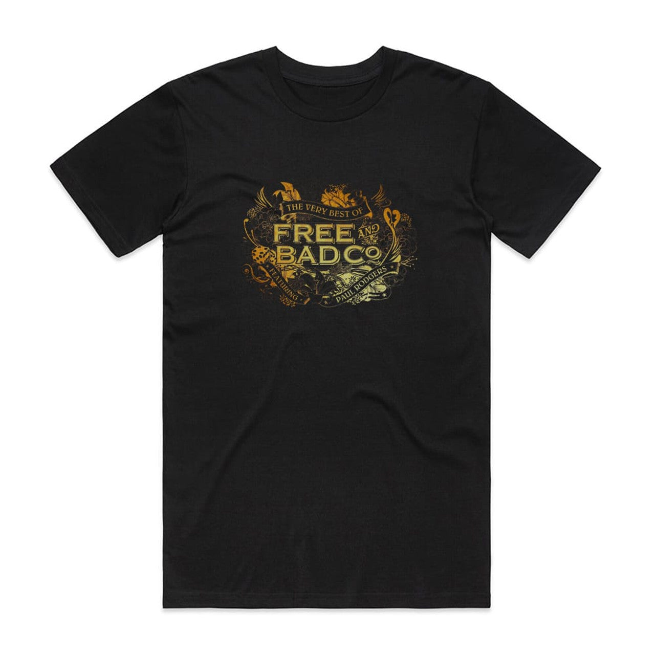 Paul Rodgers The Very Best Of Free And Bad Company T-Shirt Black