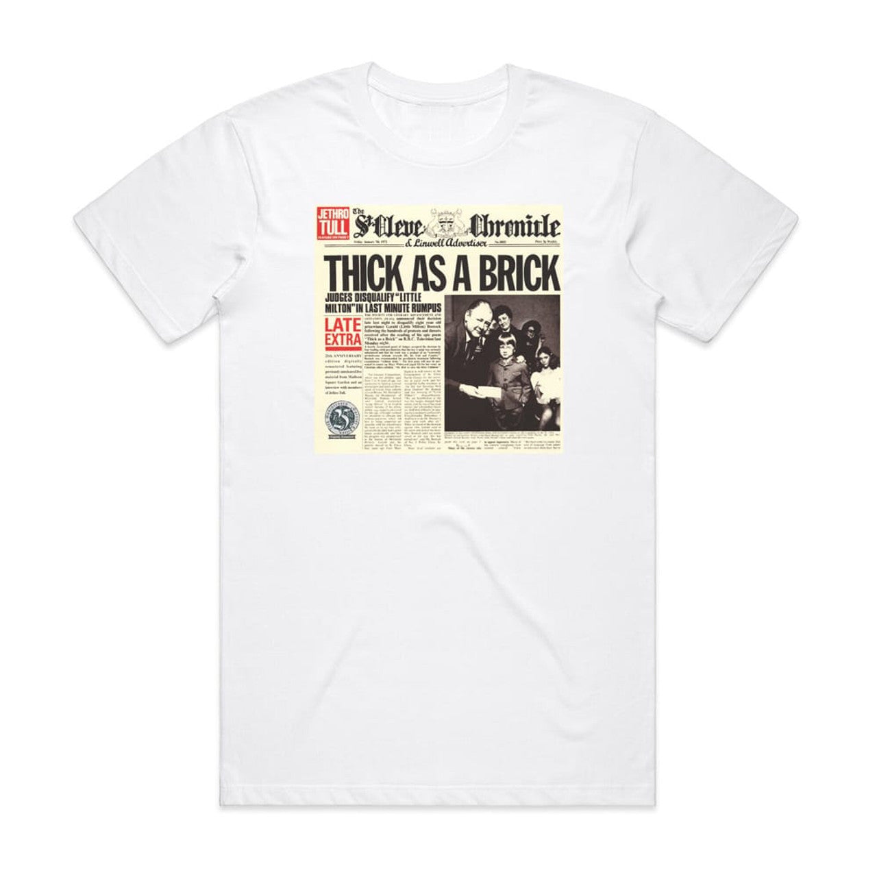 Jethro Tull Thick As A Brick 6 T-Shirt White