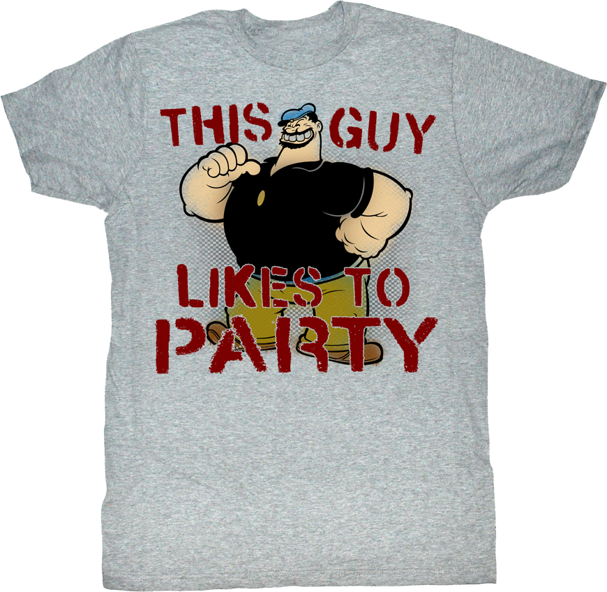 This Guy Likes To Party Popeye T-Shirt