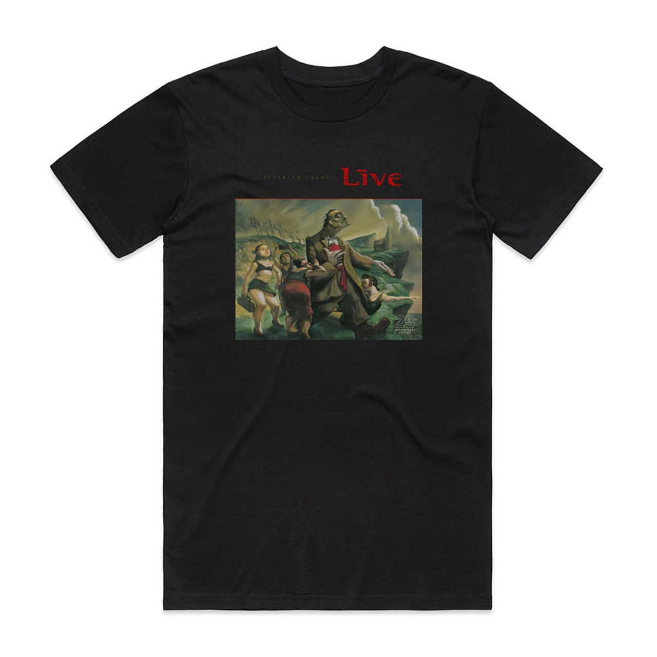 Live Throwing Copper T-Shirt Black