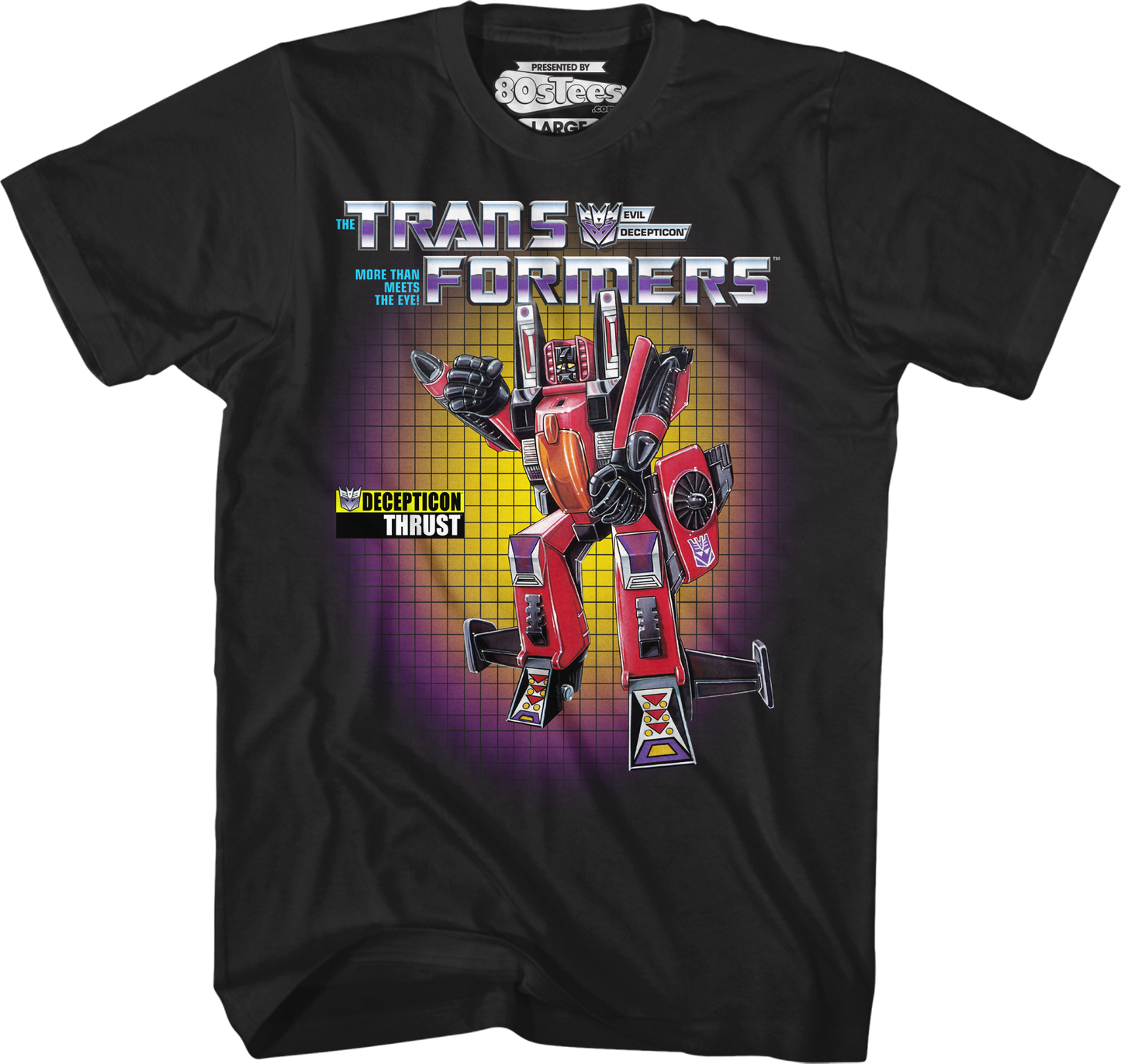 Thrust Box Art Transformers T-Shirt