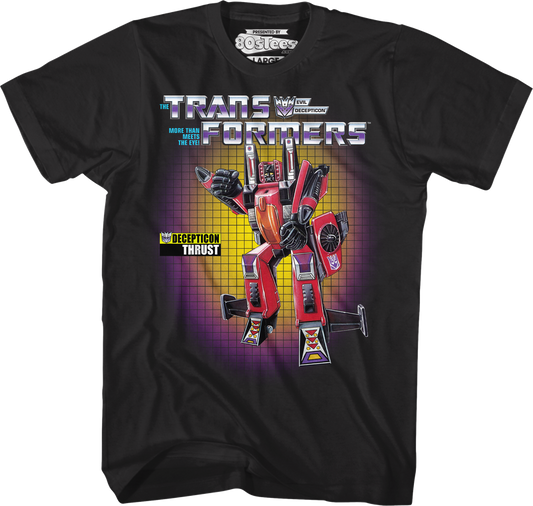 Thrust Box Art Transformers T-Shirt