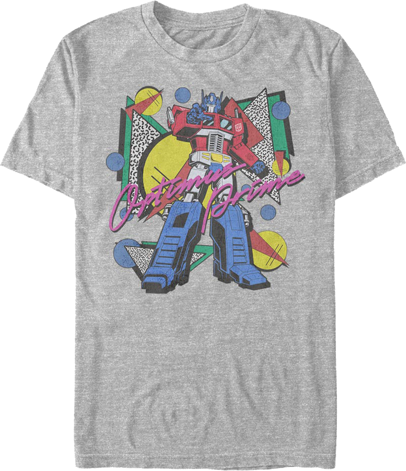 Totally Rad Optimus Prime Transformers T-Shirt