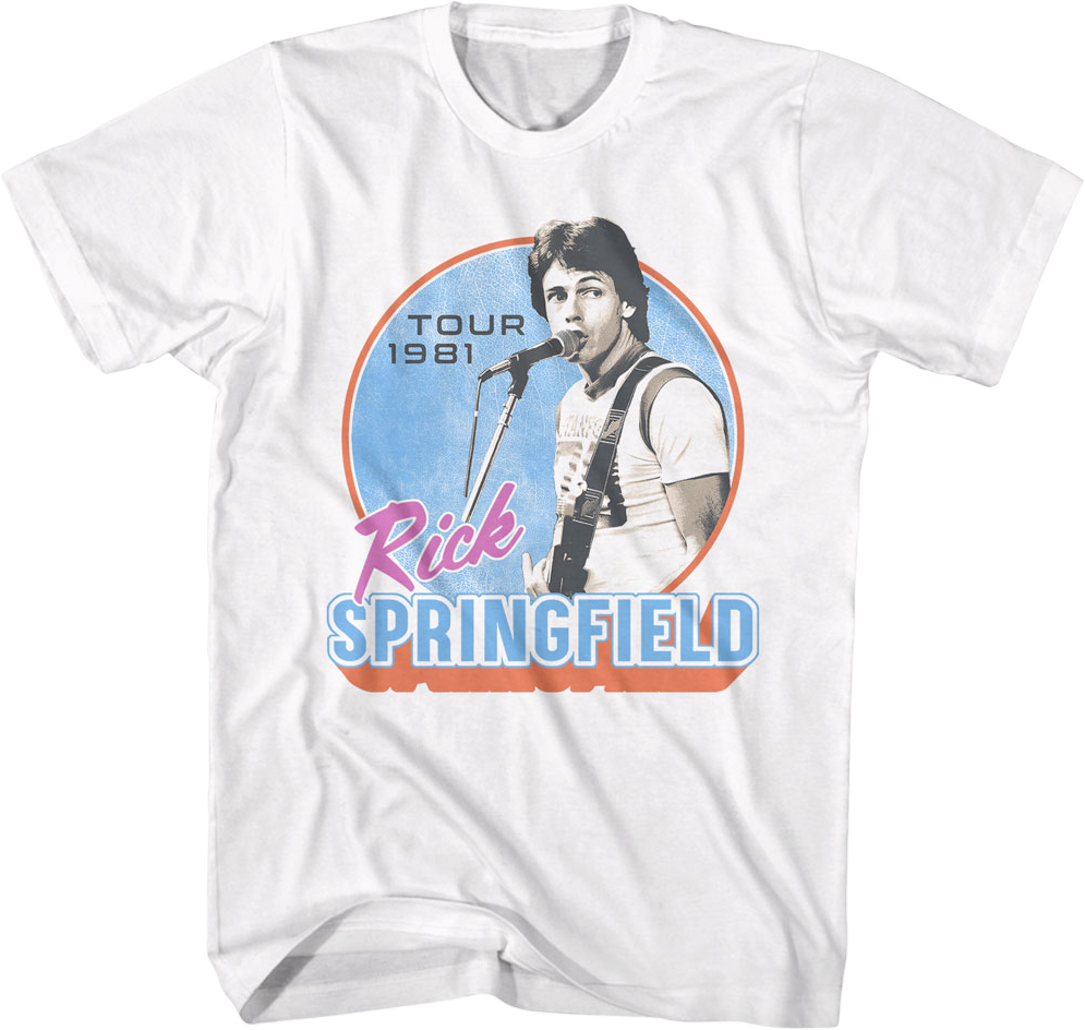 Tour 1981 Rick Springfield T-Shirt