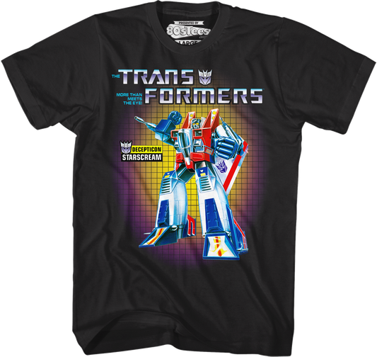 Transformers Box Art Starscream T-Shirt