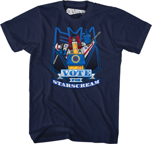 Transformers Vote For Starscream T-Shirt