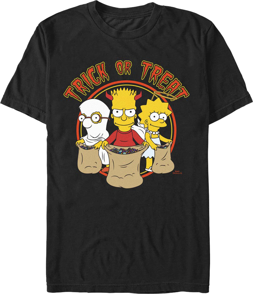 Trick Or Treat Simpsons T-Shirt