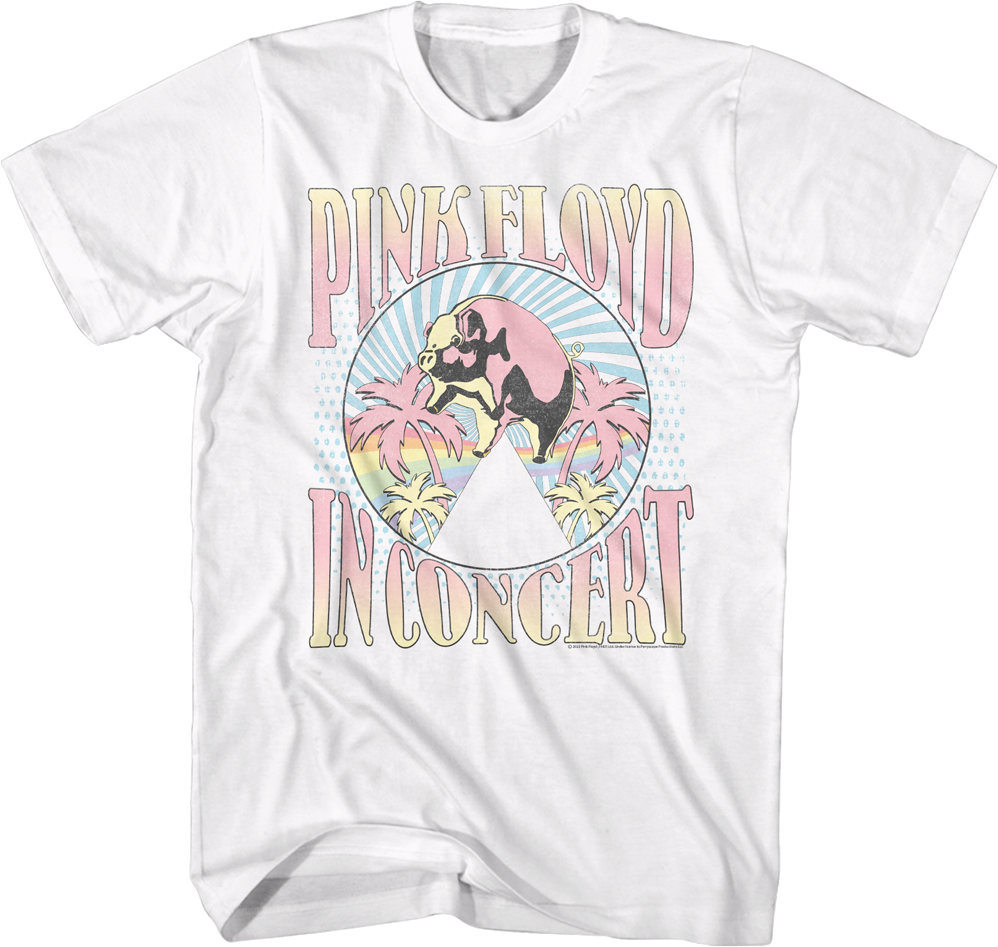 Tropical Pig Pink Floyd T-Shirt