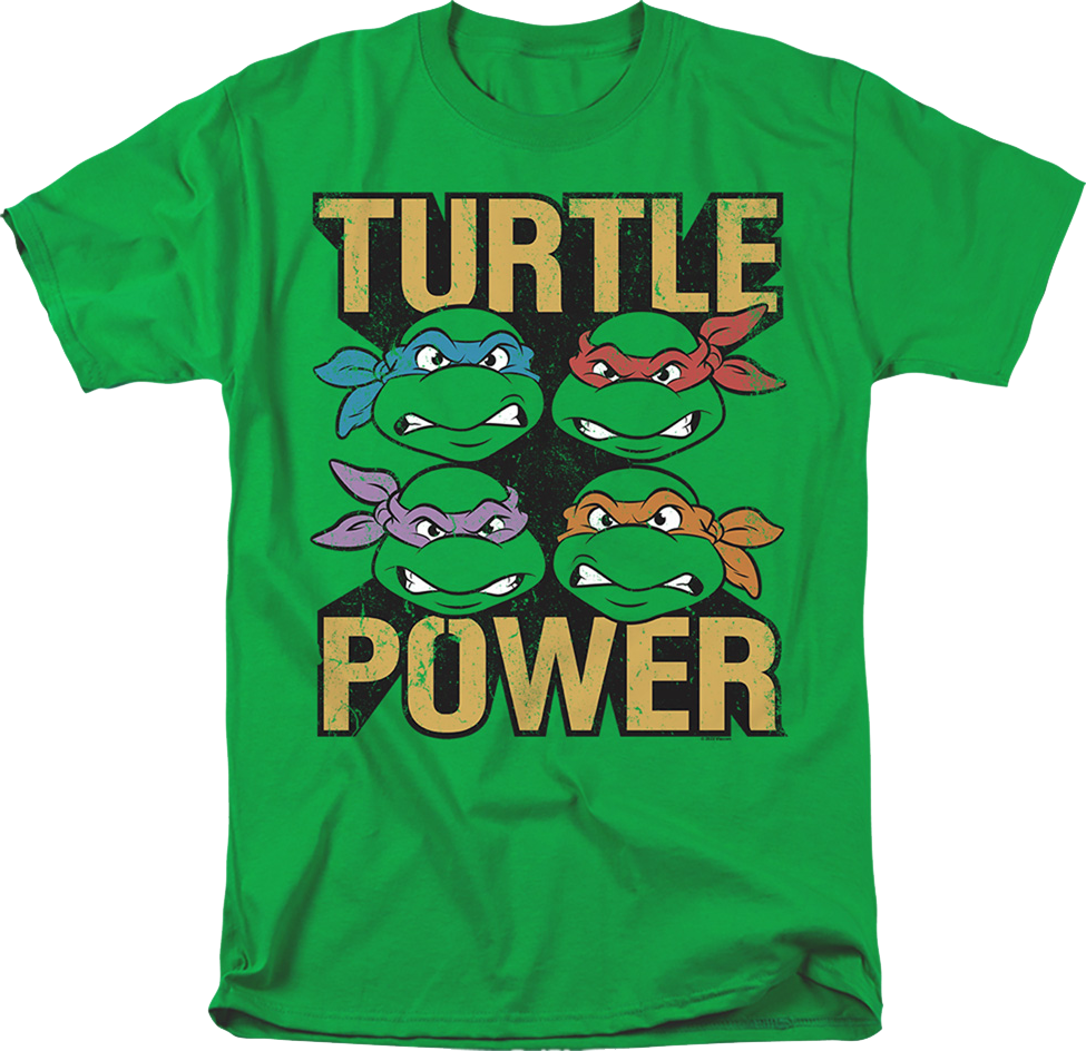 Turtle Power Collage Teenage Mutant Ninja Turtles T-Shirt