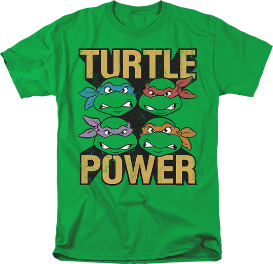 Turtle Power Collage Teenage Mutant Ninja Turtles T-Shirt