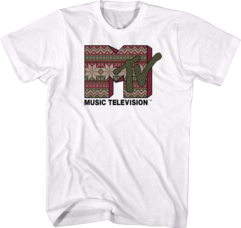 Ugly Christmas Sweater Logo MTV Shirt