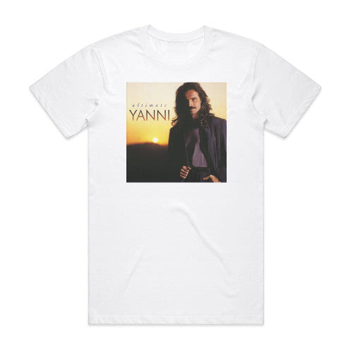 Yanni Ultimate Yanni Album Cover T-Shirt White