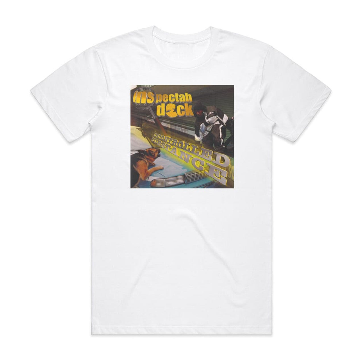 Inspectah Deck Uncontrolled Substance T-Shirt White