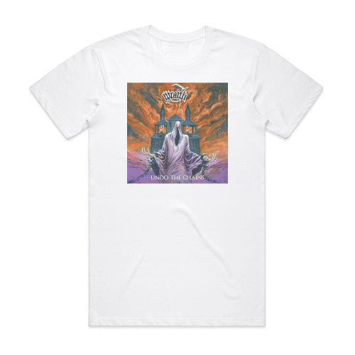 Wraith Undo The Chains Album Cover T-Shirt White