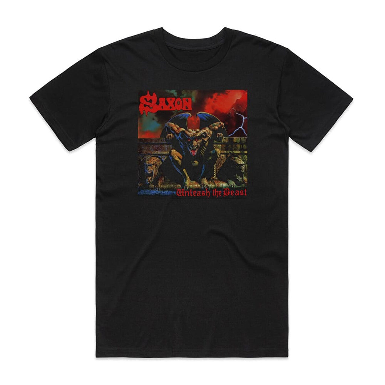 Saxon Unleash The Beast 2 T-Shirt Black