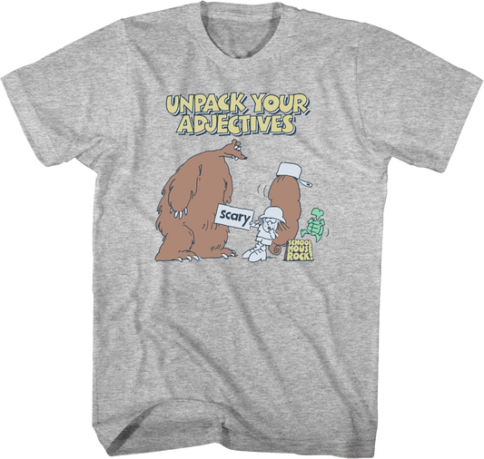 Unpack Your Adjectives Schoolhouse Rock T-Shirt