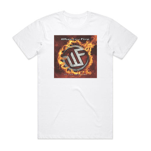 Wheels of Fire Up For Anything Album Cover T-Shirt White