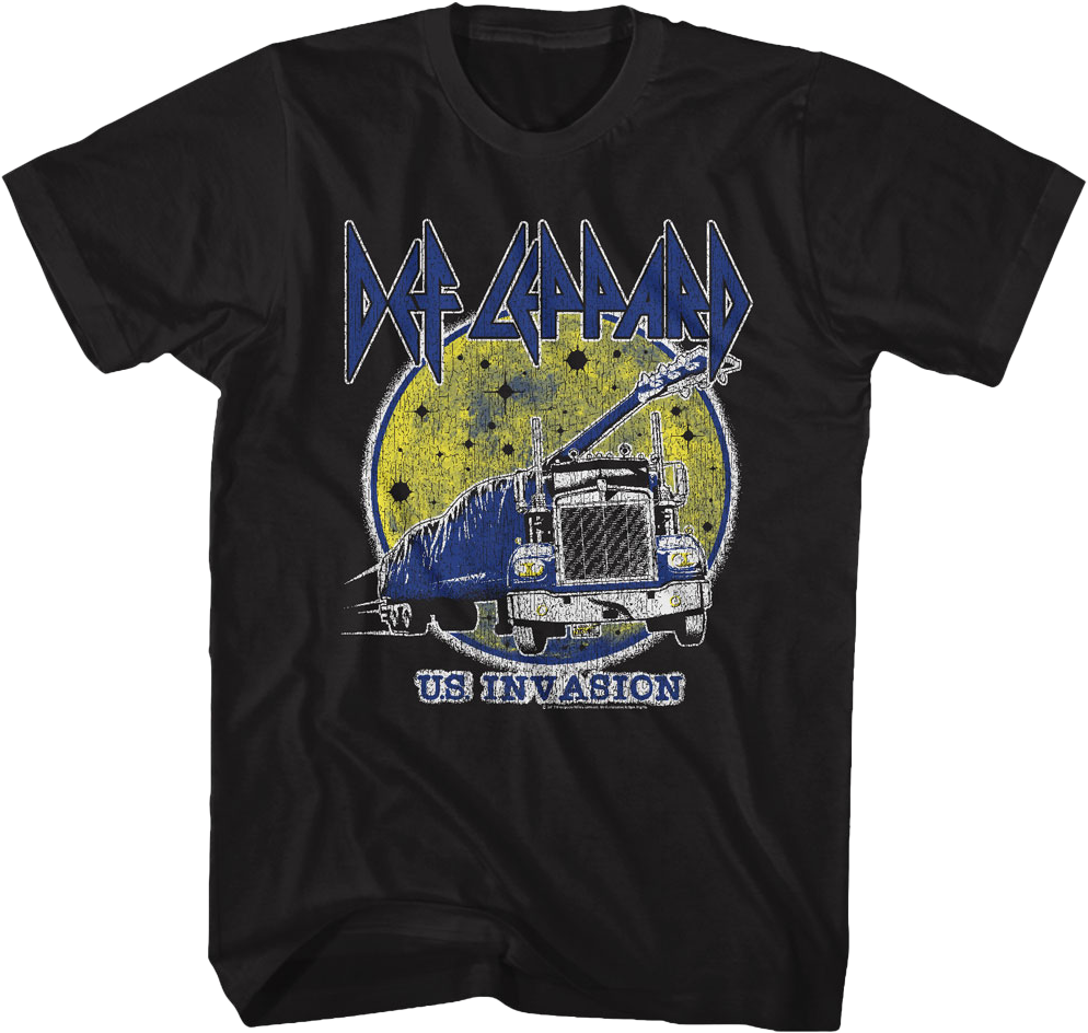 US Invasion Def Leppard T-Shirt