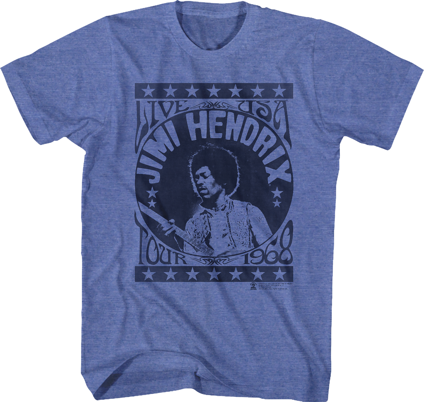 USA Tour 1968 Jimi Hendrix T-Shirt