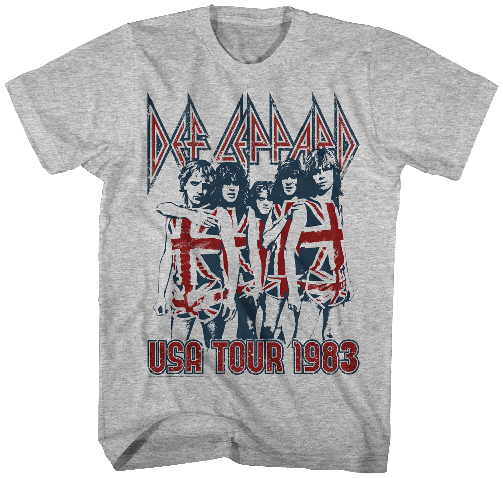 USA Tour 1983 Def Leppard T-Shirt