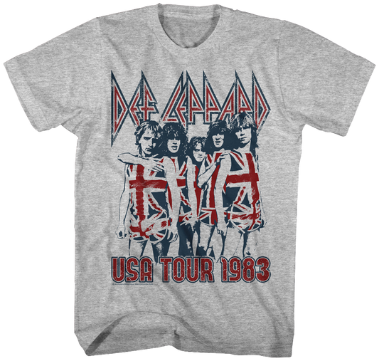 USA Tour 1983 Def Leppard T-Shirt