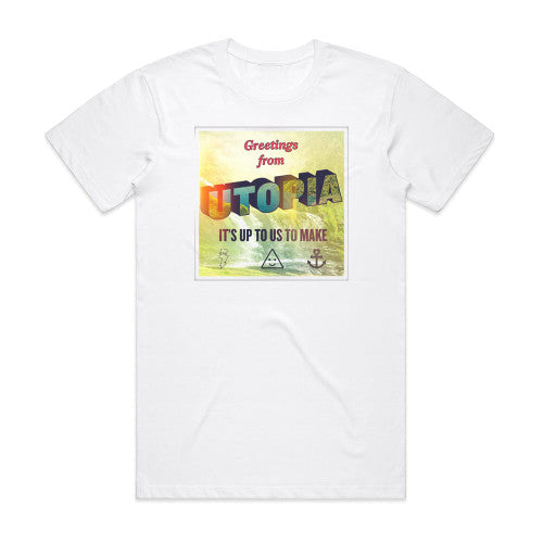 YACHT Utopia Remixes Album Cover T-Shirt White