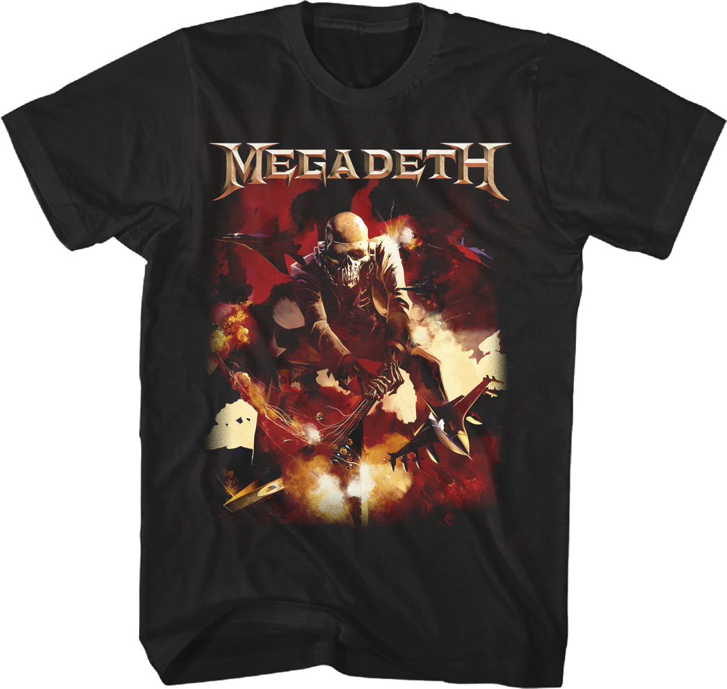 Vic Rattlehead's Guitar Megadeth T-Shirt