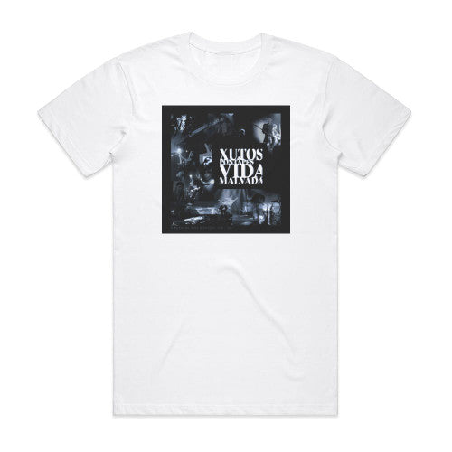 Xutos and Pontapes Vida Malvada Album Cover T-Shirt White