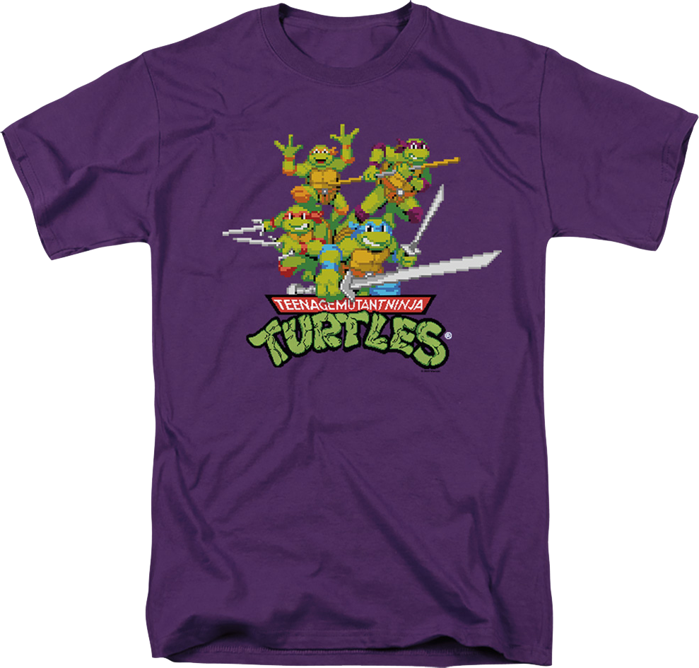 Video Game Heroes Teenage Mutant Ninja Turtles T-Shirt