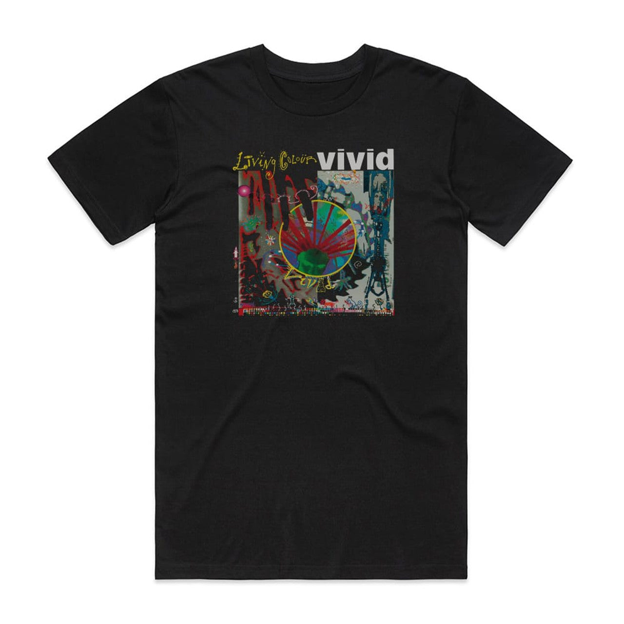 Living Colour Vivid T-Shirt Black