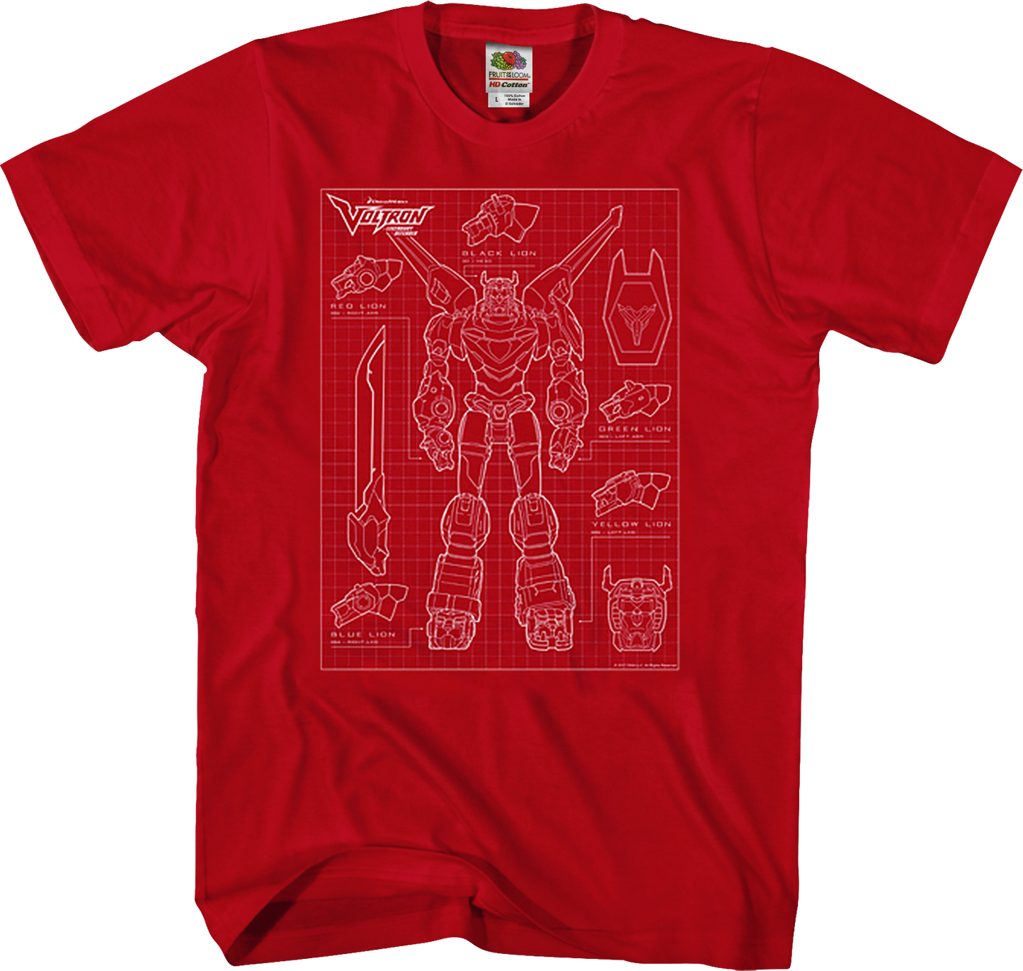 Voltron Schematic T-Shirt