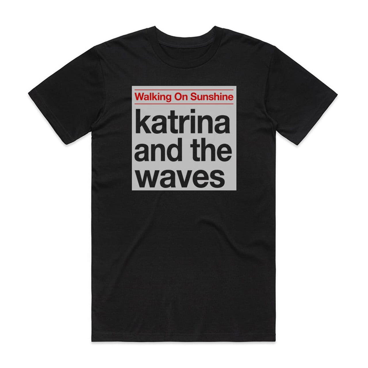 Katrina and the Waves Walking On Sunshine T-Shirt Black