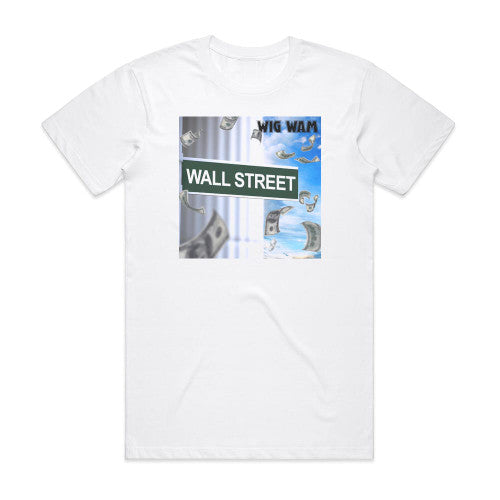 Wig Wam Wall Street Album Cover T-Shirt White