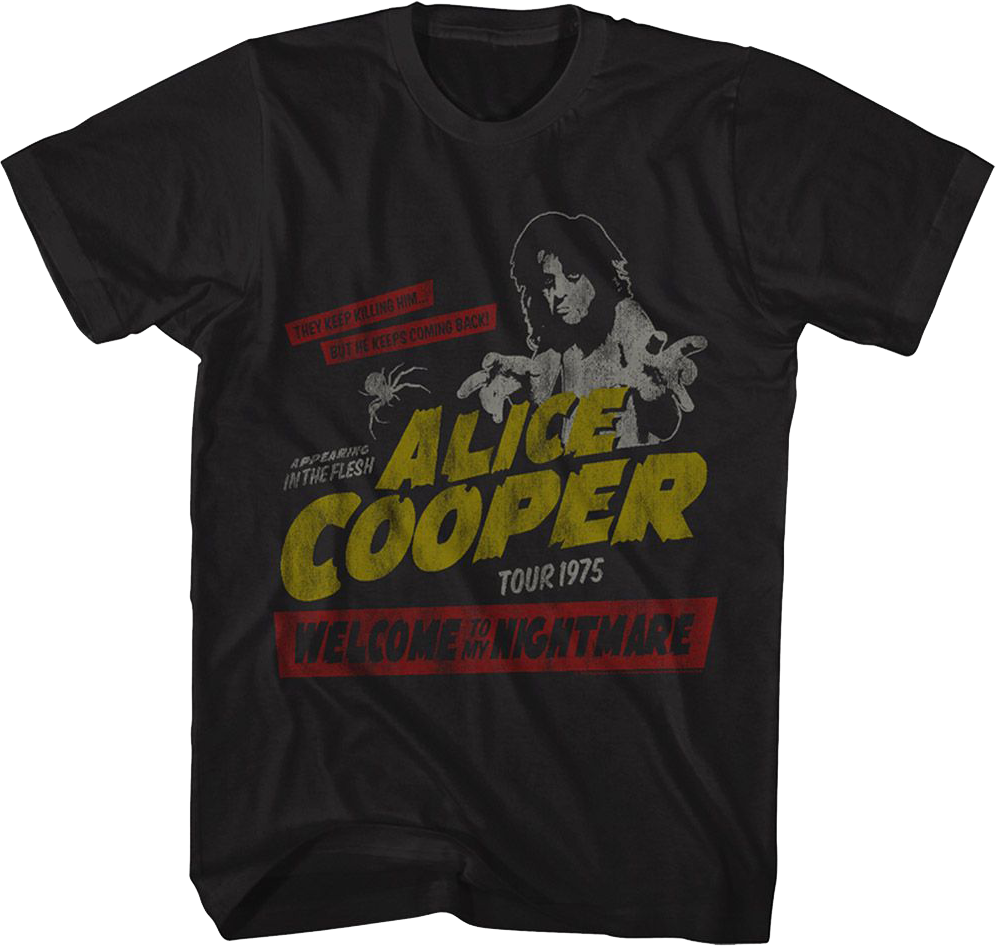 Welcome To My Nightmare Alice Cooper T-Shirt